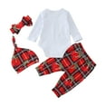 thumbnail image 4 of Ketyyh-chn99 Baby Girl Clothes Chritmas Outfits Long Sleeve Romper Bodysuit and Pants Outfit Set White,60, 4 of 5