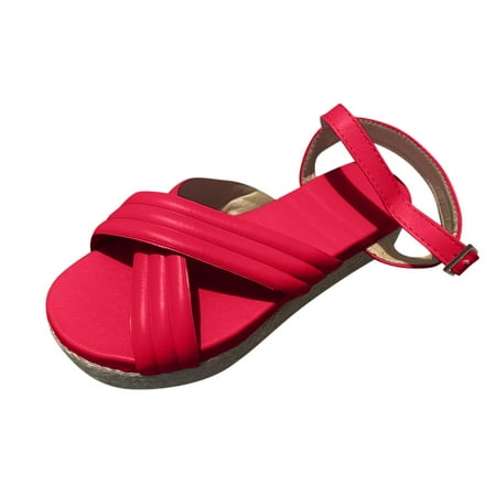 

Wedge Sandals for Women Wide Width Fashion Women s Casual Shoes Breathable Thick-soled Wedges Leisure Sandals