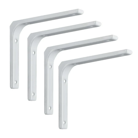 

4pcs Heavy Duty Shelf Bracket L Shaped DIY Steel Furniture Wall Mount Home Decor