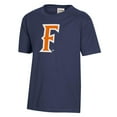 thumbnail image 2 of Youth  Heather Navy Cal State Fullerton Titans Logo Comfort Wash T-Shirt, 2 of 3