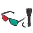 thumbnail image 4 of Lampe de Test à Pois, 1200mah Lampe de Poche Ophtalmique 4 Points Lunettes Rouge Vert Optimétrie Lampe de Test à Pois Performance de Premier Ordre, 4 of 8