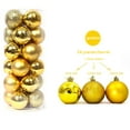 thumbnail image 4 of 24 Barreled Christmas Balls - Ornaments, Colorful, Lightweight, for Tree/Table Decor, Durable, Holiday Gifts, 4 of 4