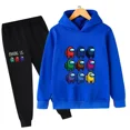 thumbnail image 2 of Conjunto de 2 piezas de sudadera y pantalones con estampado de dibujos animados de Sonic para niños de 2 a 12 años, ropa para niños y niñas, trajes deportivos para primavera y otoño, novedad de 2024, 2 of 4