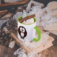 thumbnail image 5 of 3dRose, Cute Baby Cartoon Owl, 15oz Two-Tone Green Mug, 5 of 7