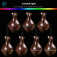thumbnail image 6 of Deago Aromatherapy Essential Oil Moisture Diffuser Wood Grain Aroma Cool Mist Humidifier Whisper-Quiet For Baby Bedroom Home Office Yoga Spa, 6 of 8
