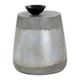 thumbnail image 2 of Sunpan Aries 15" Round-shaped Modern Concrete Side Table in Silver, 2 of 4