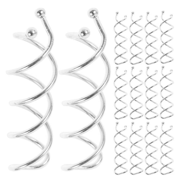 MEIBUTYUP 20pcs Flexible Spiral Hair Clips for Women Hair Screw Clamps for Brides and Everyday Use