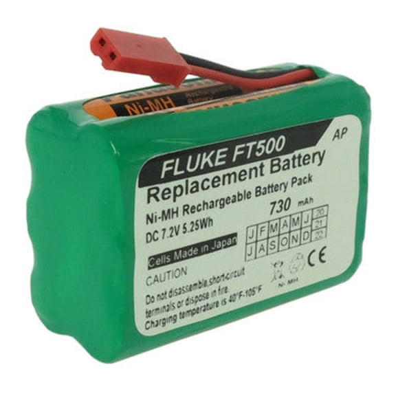 Replacement battery for Fluke FiberInspector Mini and FT500. 730 mAh