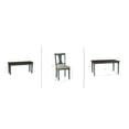 thumbnail image 5 of Powell Willow 6-Piece Dining Set, Distressed Brown and Teal Blue, 5 of 15