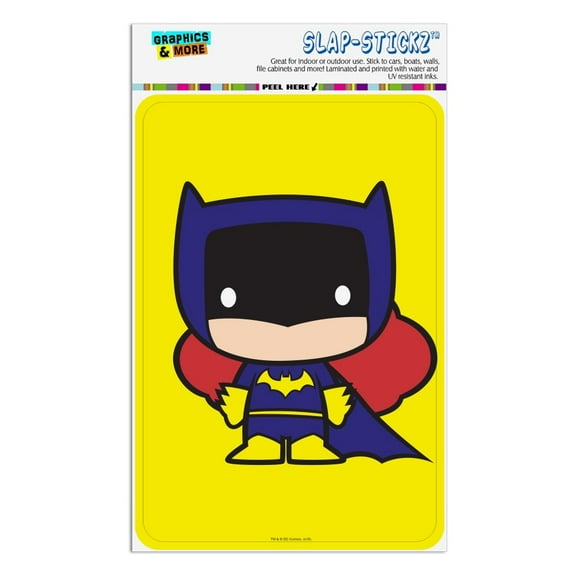 Batman Batgirl Cute Chibi Character Home Business Office Sign