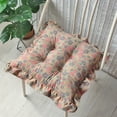 thumbnail image 4 of HuiXinOu Donut Cushion Chair Pad, 15.7in Round Velvet Floor Pillow Ottoman with Strap, Colorful Seat Cushion for Office Living Room Outdoor Chair, Comfort Decor, 4 of 6