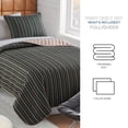 thumbnail image 3 of Campus Comforts by New Sega Home 3-Piece Reversible Quilt Set, Jake, Tan/Green, Full/Queen, 3 of 8