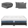 thumbnail image 1 of Colchón King Size Cantabria Spring Air + Box + Almohadas 2Pack + Edredón Homy, 1 of 8