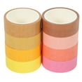thumbnail image 3 of FONDOTIN Decorative Washi Tape Rainbow 8 Rolls 15mm Width, 3 of 8