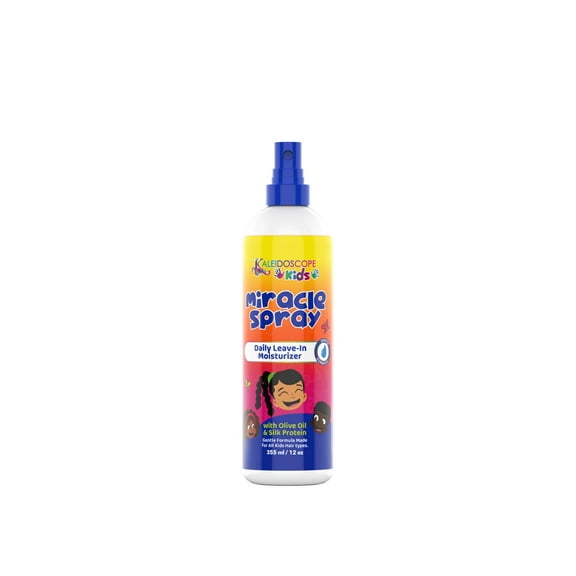 Kaleidoscope Kids Miracle Spray Leave In Conditioner 12 oz, Moisturizing, All Hair Types