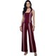 thumbnail image 1 of Conjunto de Mujer 2 Piezas Rayado Top de Tirantes y Pantalón Recto Set Fresco Casual, 1 of 5