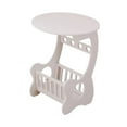 thumbnail image 2 of Mesa de noche de mesa auxiliar Simple Versátil Mesa al final para la mesita de noche del espacio pequeño con almacenamiento para la sala de estar Baño, 2 of 9