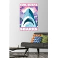 thumbnail image 2 of Jaws - Sun, Surf & Sharks Wall Poster with Pushpins, 22.375" x 34", 2 of 4
