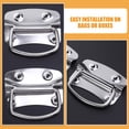 thumbnail image 3 of 2pcs Chest Handle Container Handle Drop Handle Door Pull Handle Toolbox Handle, 3 of 8