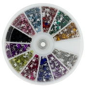 Premium MASH 1200 Piece 12 Color Nail Art Nailart Design Butterfly Shape Rhinestones