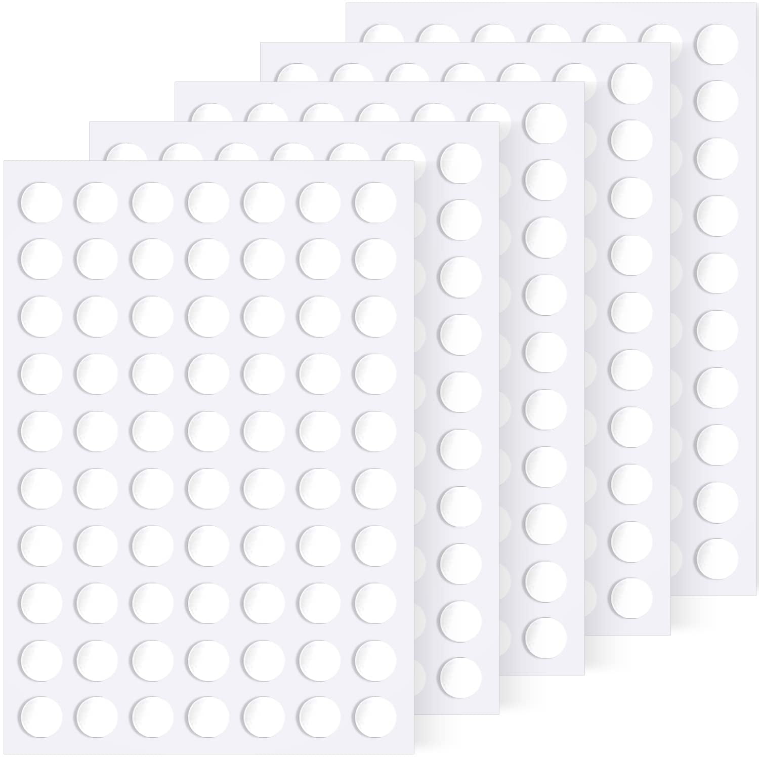  Jayen 20mm 350Pcs Double Sided Sticky Dots Tack No Trace Clear  Poster Putty Adhesive Tape Round Waterproof Gel Glue Tacky Removable Dots  Stickers : Office Products