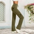 thumbnail image 2 of Krdevn Womens Pants - Women's Casual Straight Leg Pants with Drawstring and Four Pockets for Everyday Comfort and Versatile Styling,Pants for Women,Size:S, 2 of 5