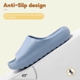 thumbnail image 2 of Kids Cloud Slides Slippers For Girls Boys,Pillow House Slippers Non-Slip Super Soft Quick Drying Shower Cushioned Slides Bathroom Thick Sole Sandals Indoor Outdoor Slippers, 2 of 7