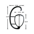 thumbnail image 4 of 2pcs Wig Hangers Modern Wig Display Rack Hanging Stand Wig Display Holder, 4 of 8