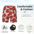 thumbnail image 5 of Daiia Rose Flowers Mens Swim Trunks Swim Shorts Quick Dry Swim Shorts with Mesh Lining Pockets-Large, 5 of 9