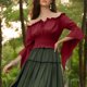 thumbnail image 2 of mfyjkho Tops Para Hacer Ejercicio, Blusa Campesina Renacentista Para Mujer Con Hombros Descubiertos Y Mangas Acampanadas Tops Para Hacer Ejercicio Para Mujer Xxl, 2 of 5