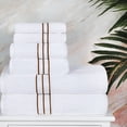 thumbnail image 2 of Superior Turkish Cotton Ultra-Plush 6-Piece Towel Set Toast, 2 of 4