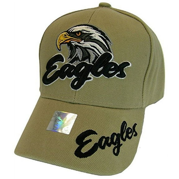 Men's Eagles Adjustable Baseball Cap (Khaki)
