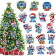 26PCS Christmas Tree Ornaments Decorations 2024 Christmas Hanging