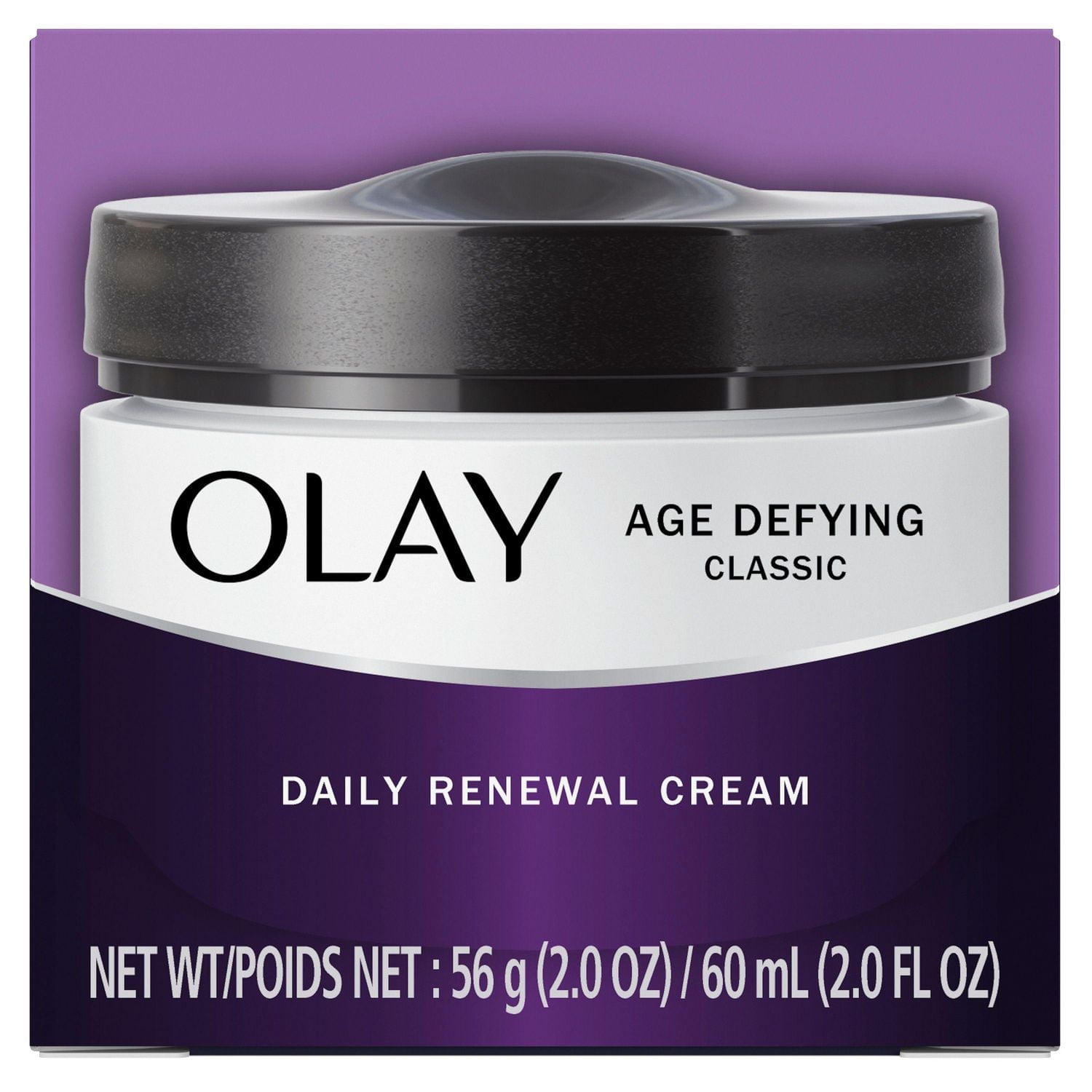 Crème ravivante quotidienne classique Olay Défi au temps, hydratant pour le visage, 60 mL 60 mL