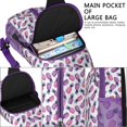 thumbnail image 4 of Crossbody Sling Backpack for Women Men Concept Pink and Ultraviolet Pineapple Shoulder Sling Crossbody Casual Chest Bag for Travel Sports Running Hiking, 4 of 6