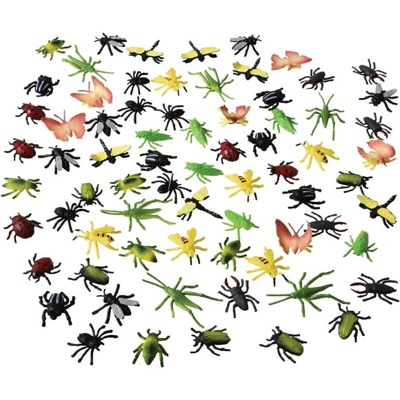 Toy U.S. Toy VL134, insectos surtidos (72 piezas) de plástico