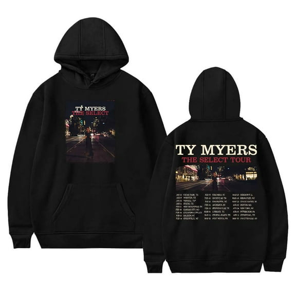 Ty Myers The Select Tour 2025 Merch Hoodies Women Men Long Sleeve Sweatshirt Fashion Clothes