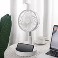 thumbnail image 2 of Ventilador portátil de 3600mah, Mini ventilador plegable recargable para suelo telescópico, ventilador de verano de bajo ruido, refrigeración para el hogar, dormitorio, escritorio de oficina oso de fresa Hogar, 2 of 5