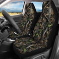 thumbnail image 3 of Pzuqiu Leaf Camo Car Seat Cover Full Set Full Surround Interior Car Seat Covers, Durable Anti Slip Compatible with Truck Cars most Cars, 3 of 10