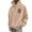 Khaki, variant on UANWENN Mens Autumn And Winter Fashion Casual Long Sleeved Hooded Sports Sweater Men's Zip up Sweatshirt Hoodie Sweatshirts for Men Tall Wolf Hoodie Hoodies with Zipper Plain Hoodies Men Sweatshirt