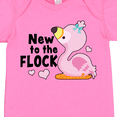 thumbnail image 4 of Inktastic New to the Flock Cute Baby Flamingo Boys or Girls Baby Bodysuit, 4 of 5