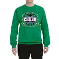 thumbnail image 2 of Wild Bobby Cheerleading All Stars Girl Sports Unisex Crewneck Graphic Sweatshirt, Kelly, 4X-Large, 2 of 5