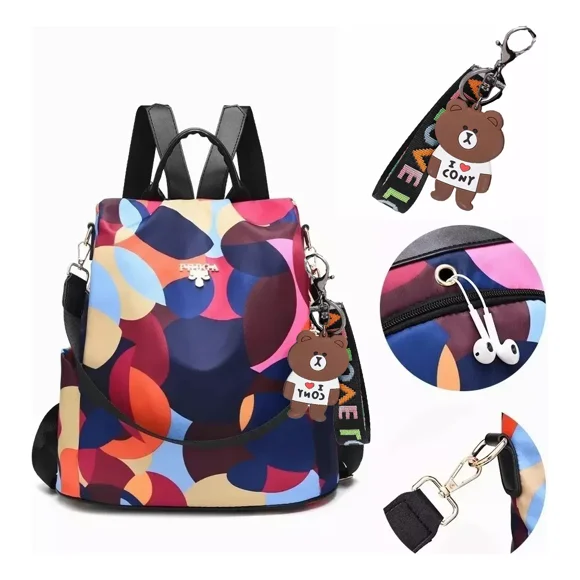 Mochila Mujer Moda Oxford Impermeable Antirrobo Para Mujer