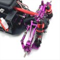 thumbnail image 4 of Piezas de Pilares de Carrocería de Metal Delantero y Trasero de Aluminio para 1/14 14209 14210 Piezas de Actualización de Coche RC Púrpura, 4 of 5