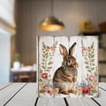 thumbnail image 5 of Rabbit Wooden Box Sign Funny Bunny Gifts Funny Easter Table Decor Room Decor for Teens Girls Unique Coffee Table Decor Wood Block Signs Housewarming Gifts 7x7 In, 5 of 6