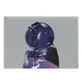 thumbnail image 1 of Outer Space Cutting Board, Exposure of Cosmonaut Star Clusters Celestial Cosmic Body Side Graphic Design, Decorative Tempered Glass Cutting and Serving Board, Large Size, Pink Purple, by Ambesonne, 1 of 1