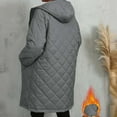 thumbnail image 5 of YYDGH Women's Long Puffer Jackets Full Zip Hooded Diamond Quilted Jacket Lightweight Winter Warm Down Coat with Pockets, 5 of 7