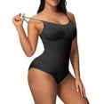thumbnail image 4 of Elainilye Fashion Bodysuits for Women Ladies Seamless One-Piece Body Shaper Butt Lifting Shapewear Stretch Slimming Body Corset,Black, 4 of 8
