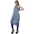 thumbnail image 4 of Moomaya Robe Kurti Sans Manches à une Épaule Imprimée pour Femmes, Vêtement de Créateur Boho pour Fête, 4 of 7