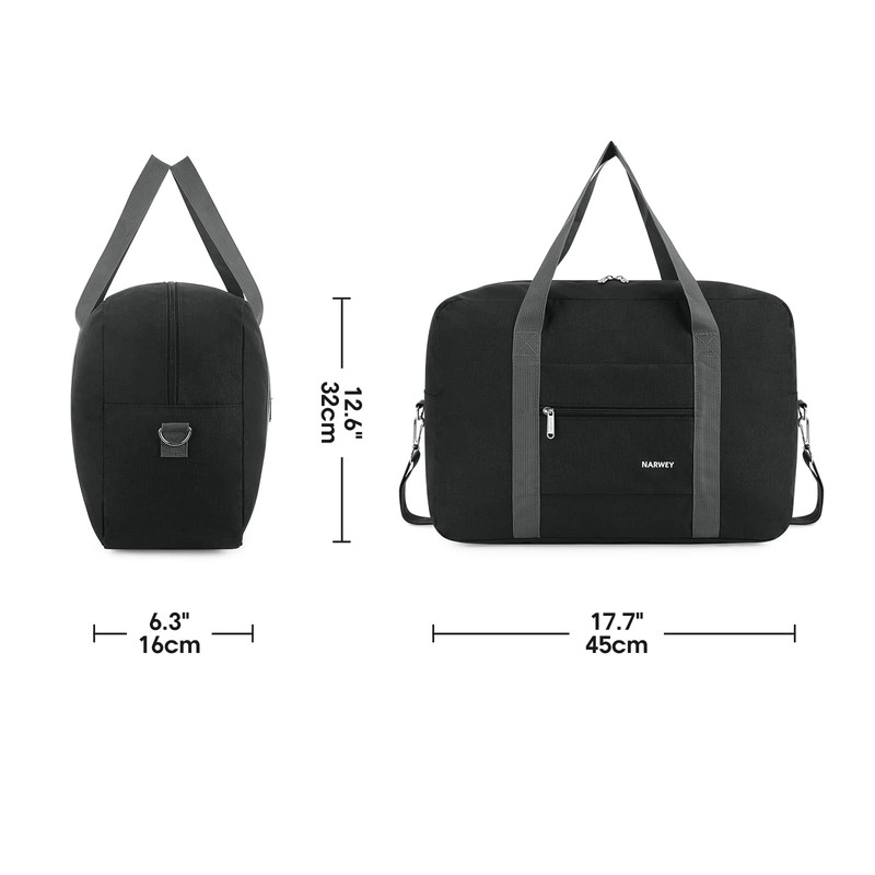 Narwey Foldable Duffel Bag, Personal Item Carry-On photo 6